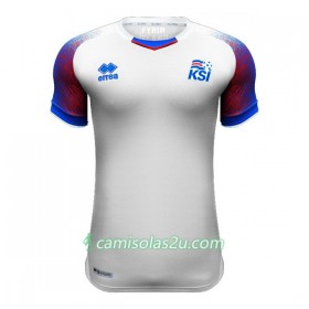 Camisolas de Futebol Islândia Equipamento Alternativa Copa do Mundo 2018 Manga Curta